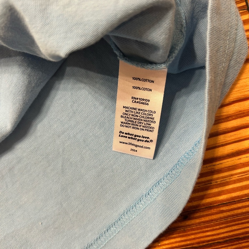 Life Is Good Ocean Sunset Graphic Tee - Blue - Picture 4 of 4